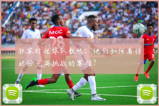 独家对话球队教练：他们如何看待这份充满挑战的赛程？